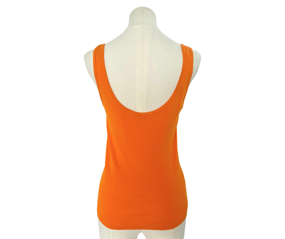 Zara Sleeveless Top - Orange